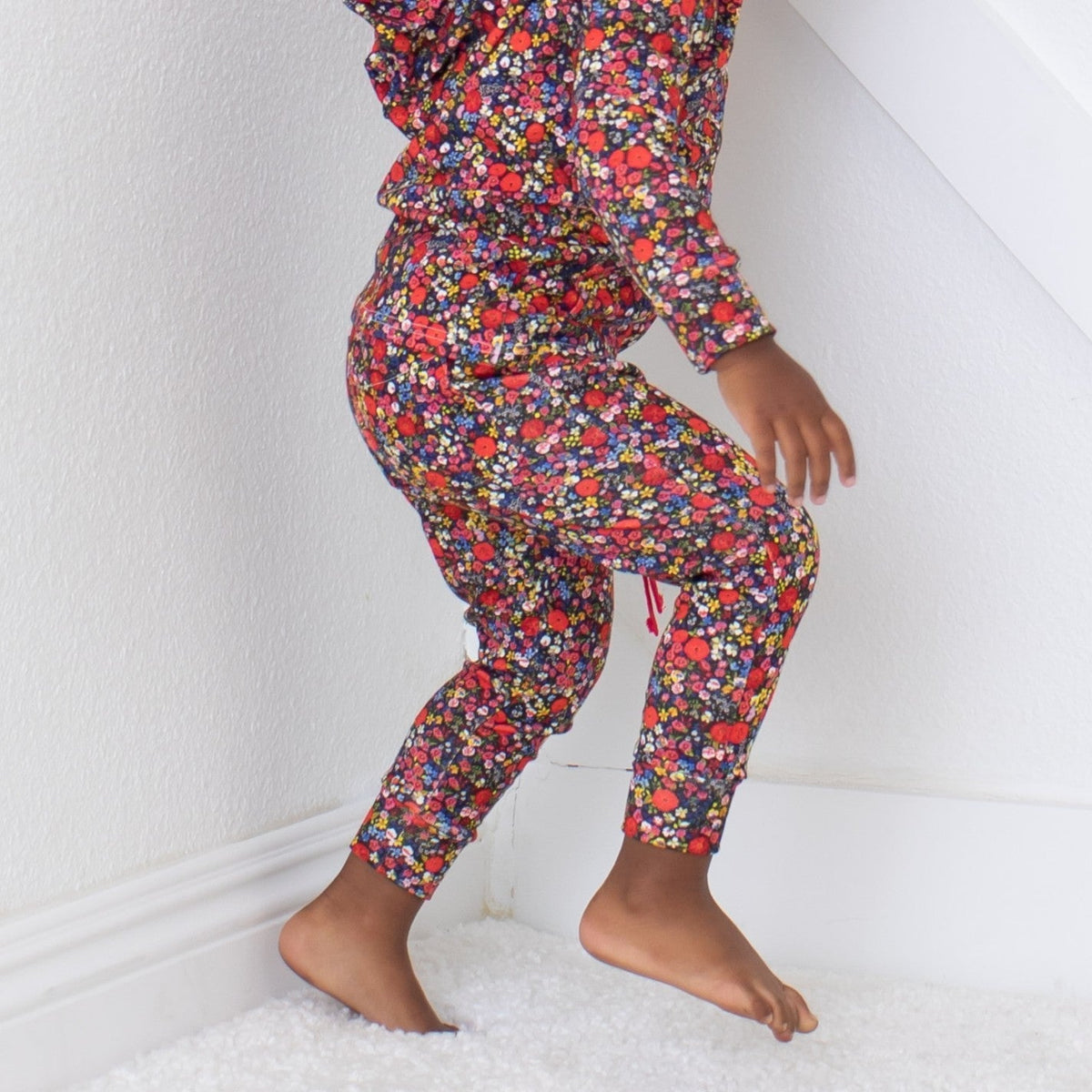 Midnight Petals Relaxed Fit Jogger by Bestaroo