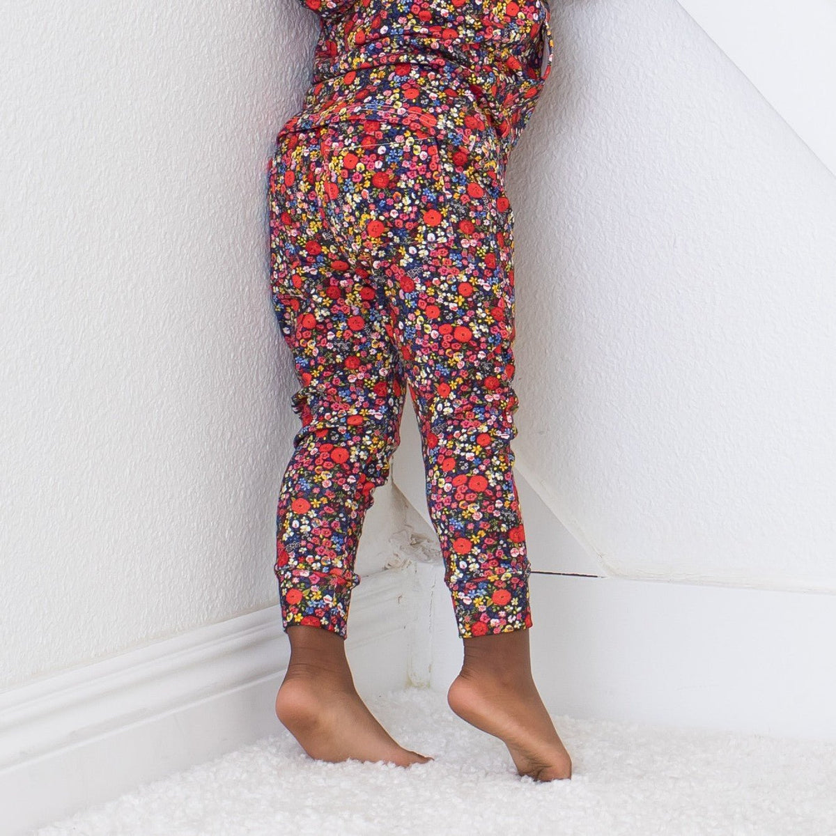 Midnight Petals Relaxed Fit Jogger by Bestaroo