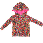 Bestaroo Midnight Petals Zipper Hoodie - 
