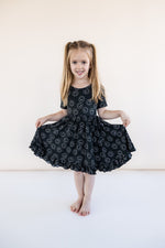 DREAM BIG LITTLE CO MIDNIGHT SMILES DREAM RUFFLE DRESSEveretts Place