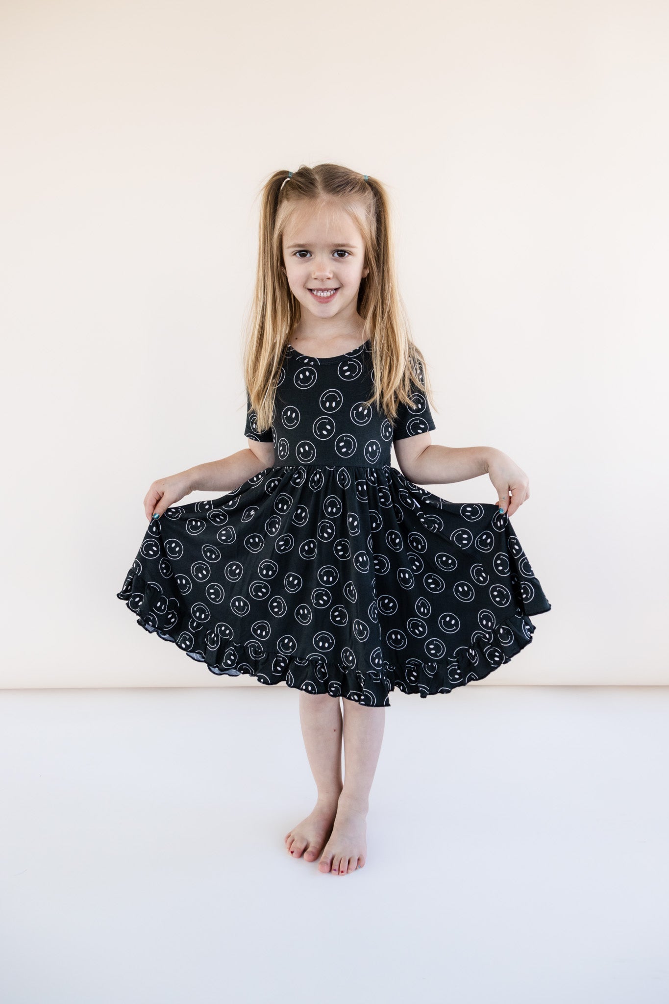 DREAM BIG LITTLE CO MIDNIGHT SMILES DREAM RUFFLE DRESSEveretts Place