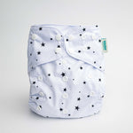 Kinder Cloth Diaper Co. Space and Sky: Essentials Pocket Cloth Diaper with Athletic Wicking Jersey, Grows with your Baby