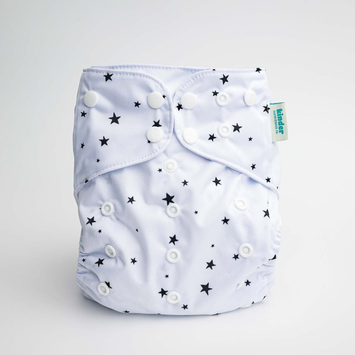 Kinder Cloth Diaper Co. Space and Sky: Essentials Pocket Cloth Diaper with Athletic Wicking Jersey, Grows with your Baby