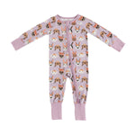 Dreamlet Midsummer Bunnies Convertible Zip Footies Bamboo Fabric - Everetts Place Boutique - 