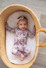 Dreamlet Midsummer Bunnies Convertible Zip Footies Bamboo Fabric - Everetts Place Boutique - 