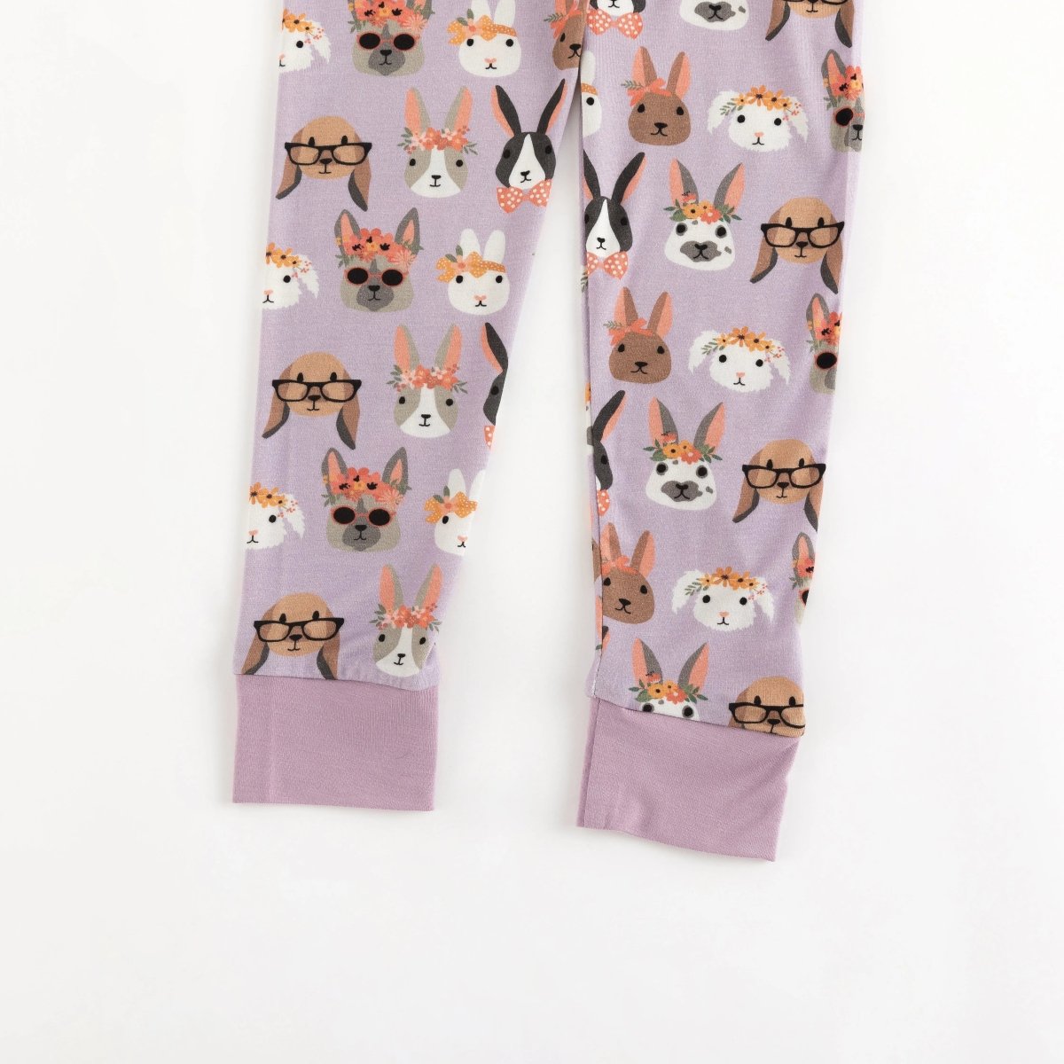 Dreamlet Midsummer Bunnies Long Sleeve Pajamas Two Piece Set - Everetts Place Boutique - 