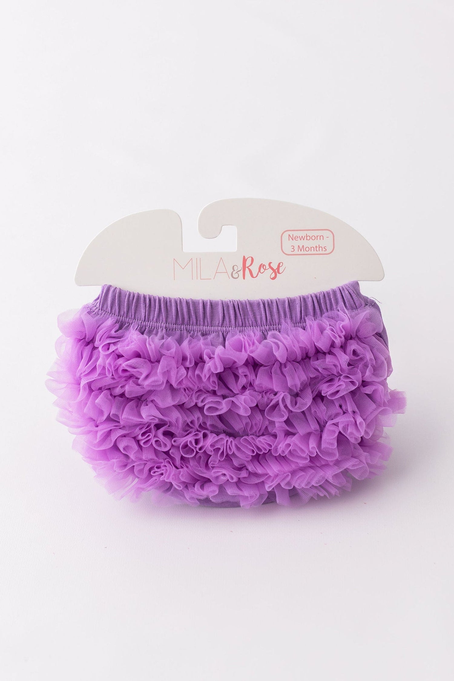 Mila & Rose ® Mila and Rose Baby Diaper Cover with Lavender Back Ruffle for Newborn Photos Everetts Place