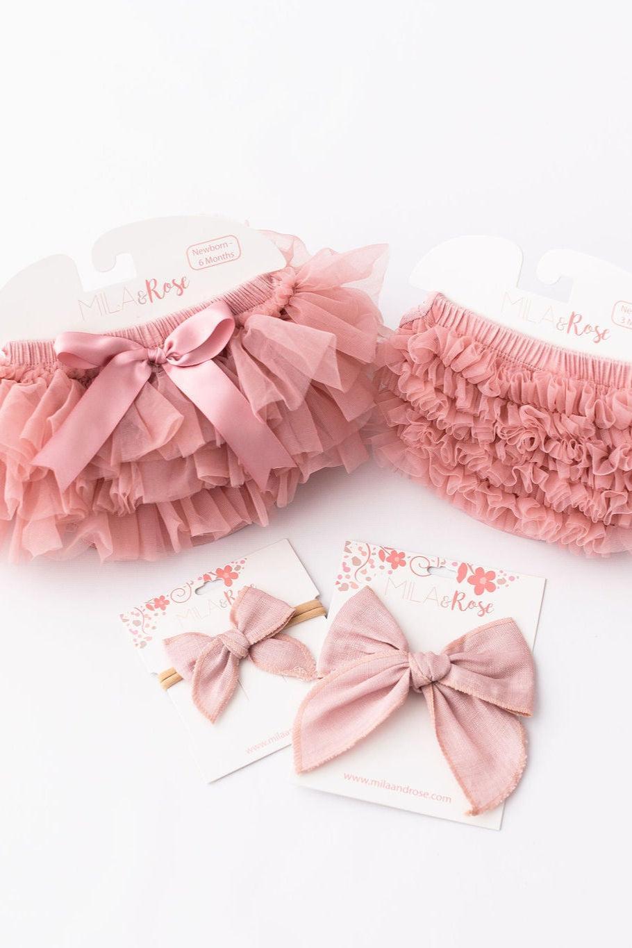 Mila & Rose ® Mila And Rose Bloomer With Back Ruffles Only For Newborn Photo Shoots Everetts Place
