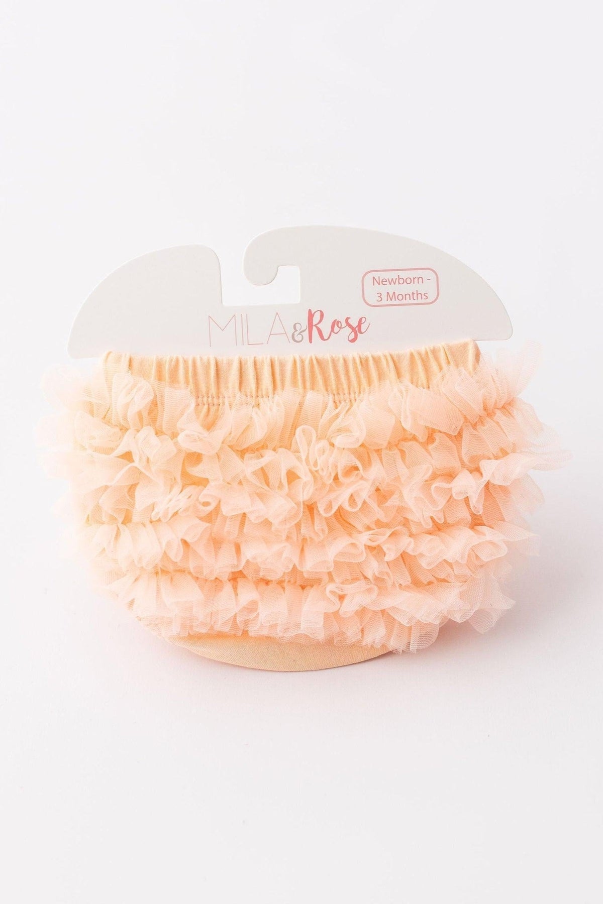 Mila & Rose ® Mila And Rose Bloomer With Peach Back Ruffle For Newborn Photos Everetts Place