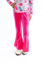 Magenta Velvet Bells - Pink, Nightwear, Purple, Pajamas, Active Pants | Everetts Place