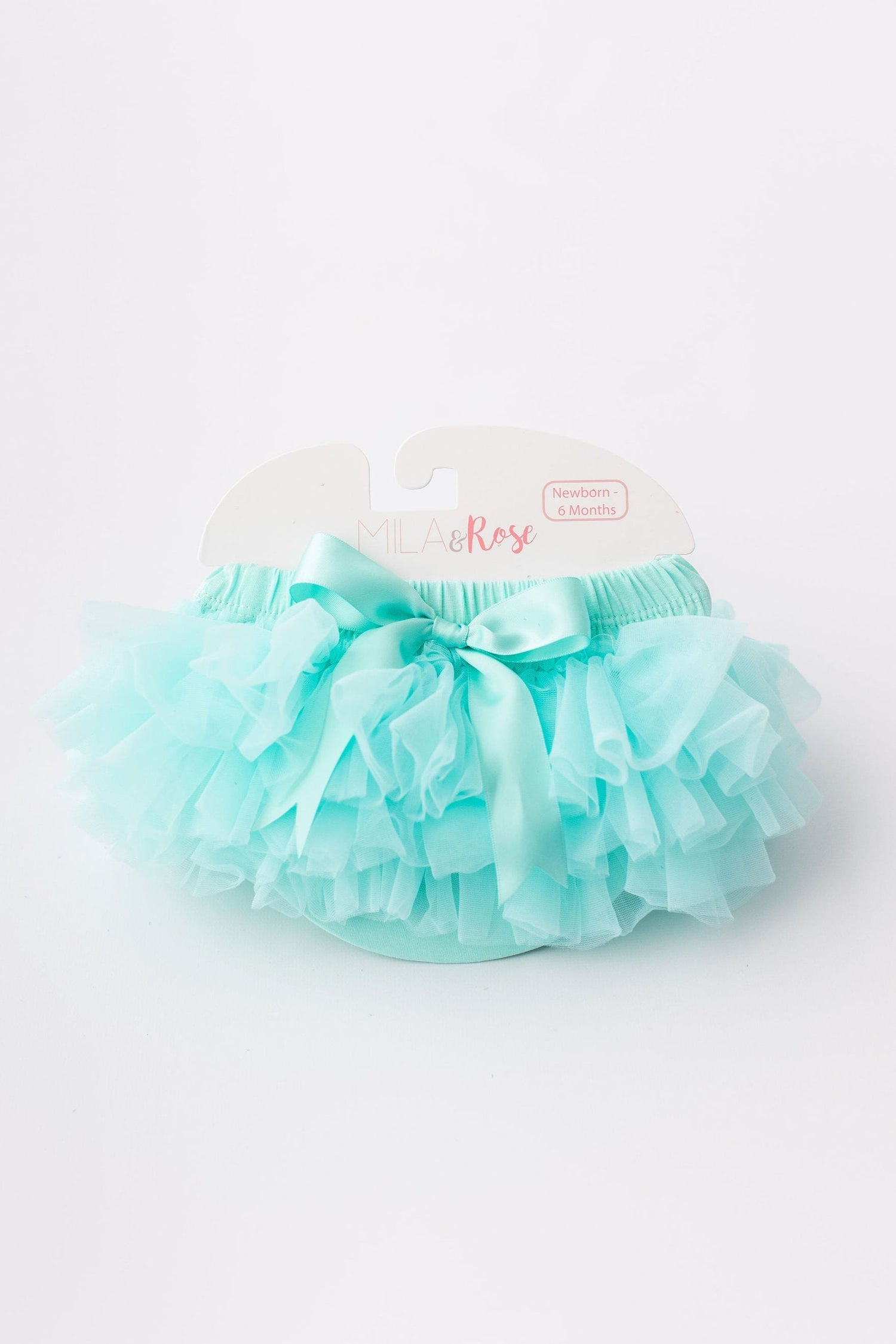 Mila & Rose ® Mila And Rose Mint Ruffle Tutu Bloomer With Front And Back Ruffles For Newborns Everetts Place