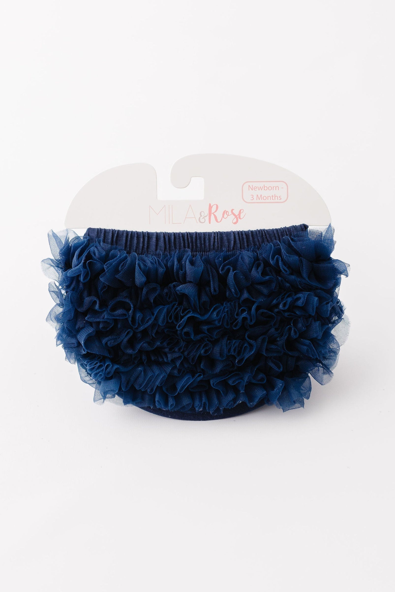 Mila & Rose ® Mila and Rose Navy Blue Ruffle Bloomer Back Ruffle for Newborn Photos Everetts Place
