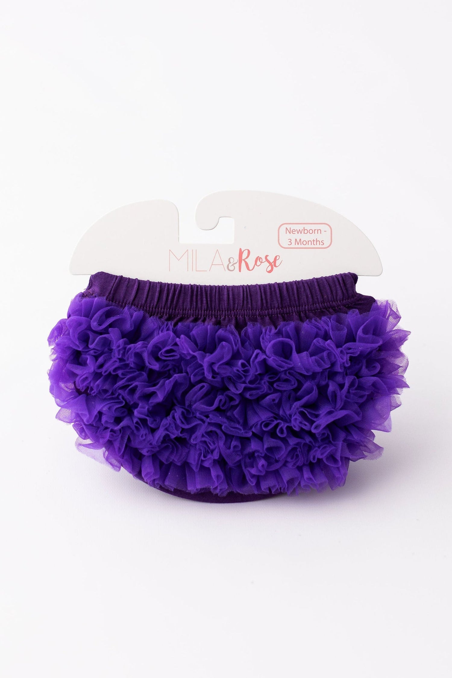 Mila & Rose ® Mila and Rose Purple Ruffle Bum Bloomer with Back Ruffles for Newborns Everetts Place