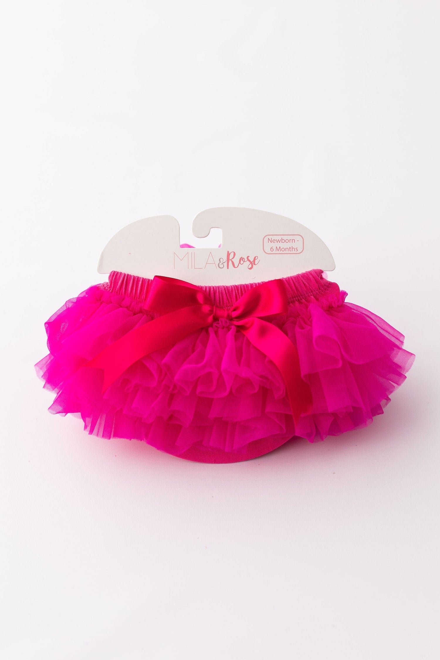 Mila & Rose ® Mila And Rose Tutu Bloomer With Hot Pink Front Back Ruffles For Newborn Photos Everetts Place