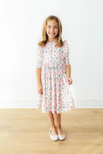 Mila & Rose ® Mila in Paris 3/4 Sleeve Ruffle Twirl Dress - 
