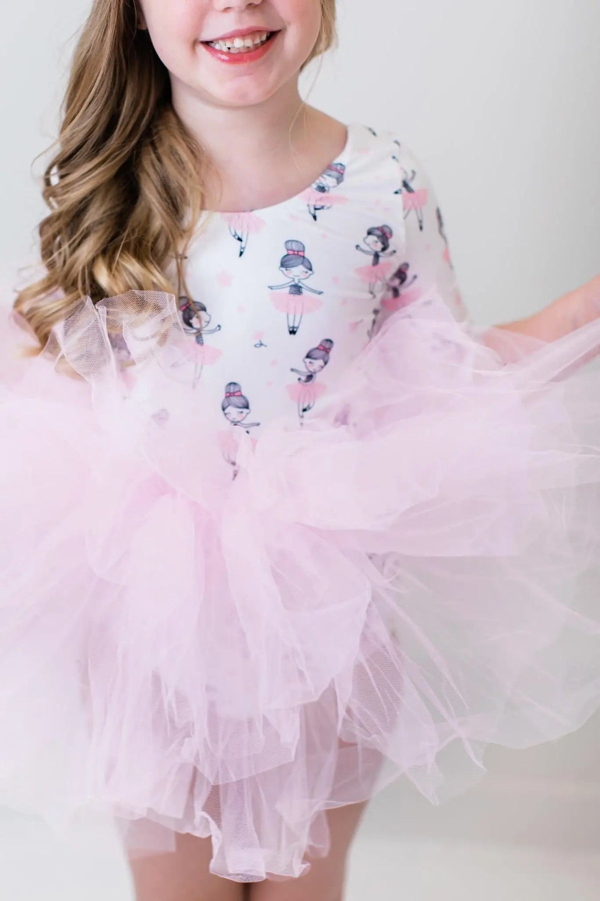 Mila & Rose ® Mila Rose Ballerina Three Quarter Tutu Leotard For Dance Class - 
