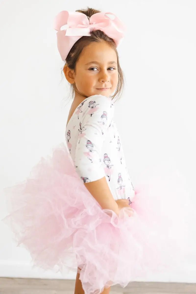Mila & Rose ® Mila Rose Ballerina Three Quarter Tutu Leotard For Dance Class - 