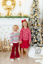 Mila & Rose ® Mila Rose Candy Canes Sweater Cozy Knit For Women Winter - 