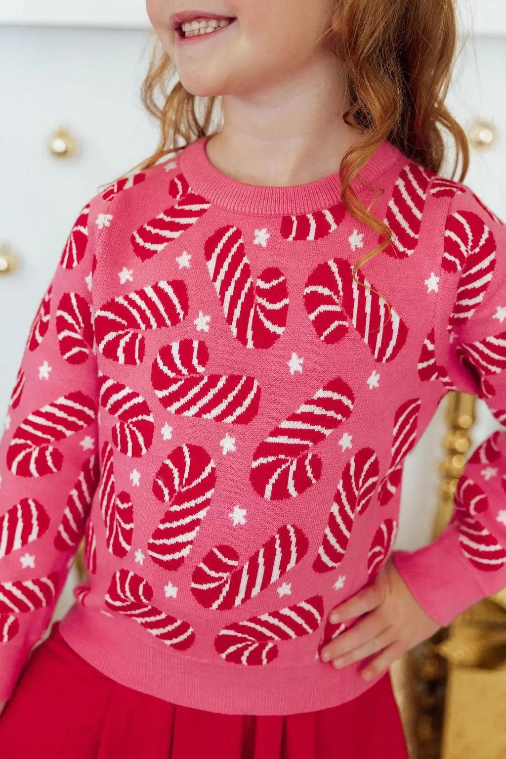 Mila & Rose ® Mila Rose Candy Canes Sweater Cozy Knit For Women Winter - 