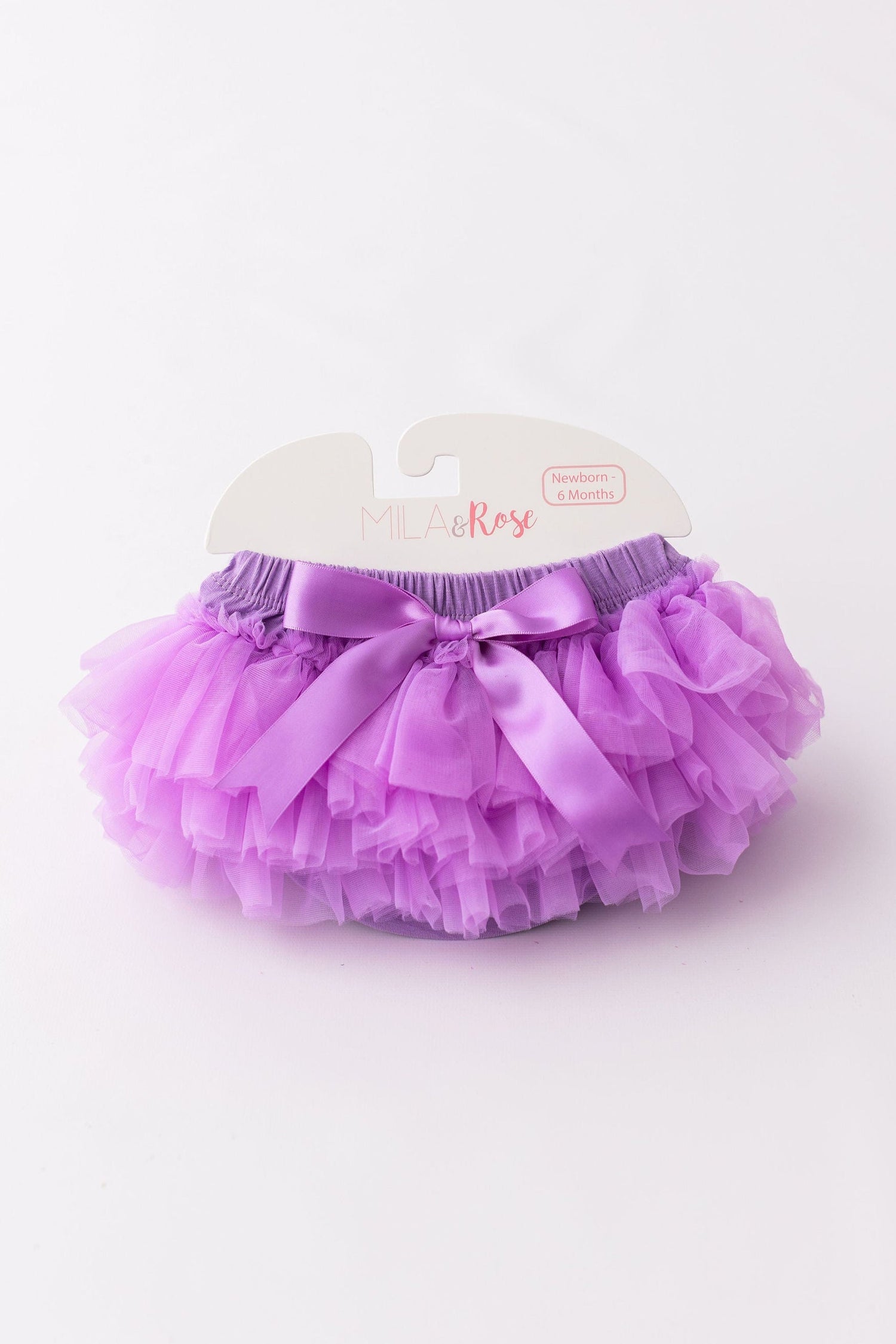 Mila & Rose ® Mila Rose Lavender Ruffle Tutu Bloomer With Front And Back Ruffles For Newborns Everetts Place