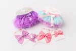 Mila & Rose ® Mila Rose Lavender Ruffle Tutu Bloomer With Front And Back Ruffles For Newborns Everetts Place