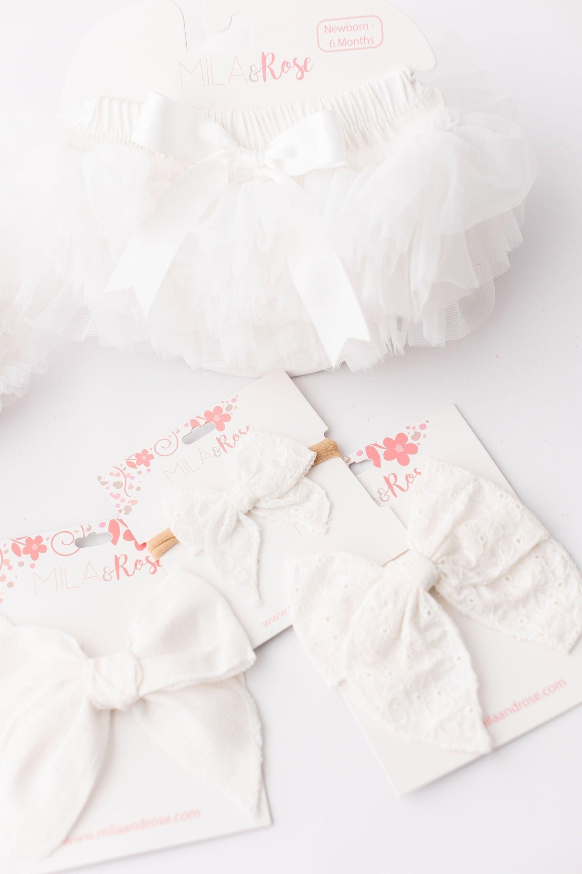 Mila & Rose ® Mila Rose Premium Tutu Bloomer with Front and Back Ruffles for Baby Everetts Place