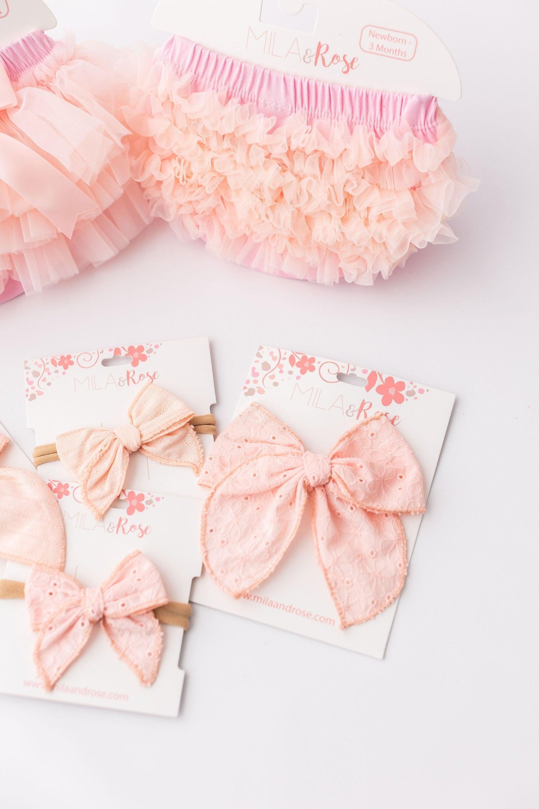 Mila & Rose ® Mila & Rose Ruffle Bum Bloomer with Back Ruffles for Newborn Photos Everetts Place