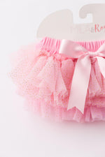 Mila & Rose ® Mila Rose Tutu Bloomer Glitter Pink Gold for Newborn Photos Everetts Place