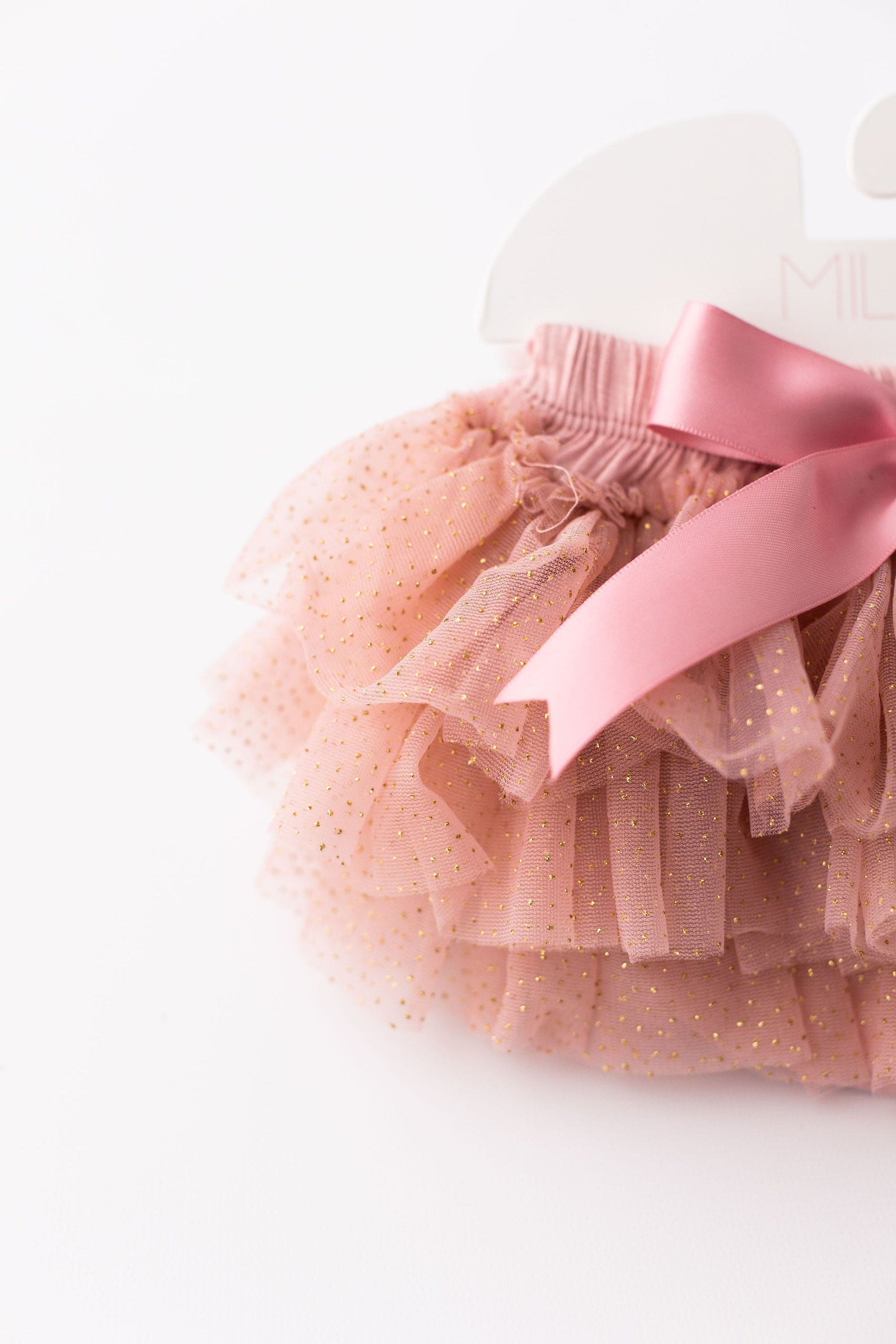Mila & Rose ® Mila Rose Tutu Bloomer Vintage Pink Glitter Ruffle For Newborn Photos Everetts Place