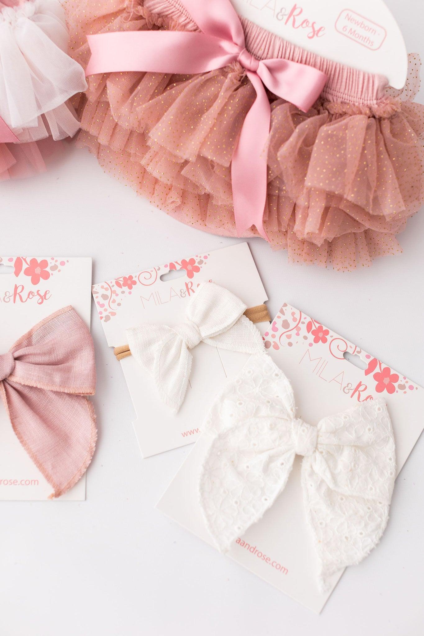 Mila & Rose ® Mila Rose Tutu Bloomer Vintage Pink Glitter Ruffle For Newborn Photos Everetts Place