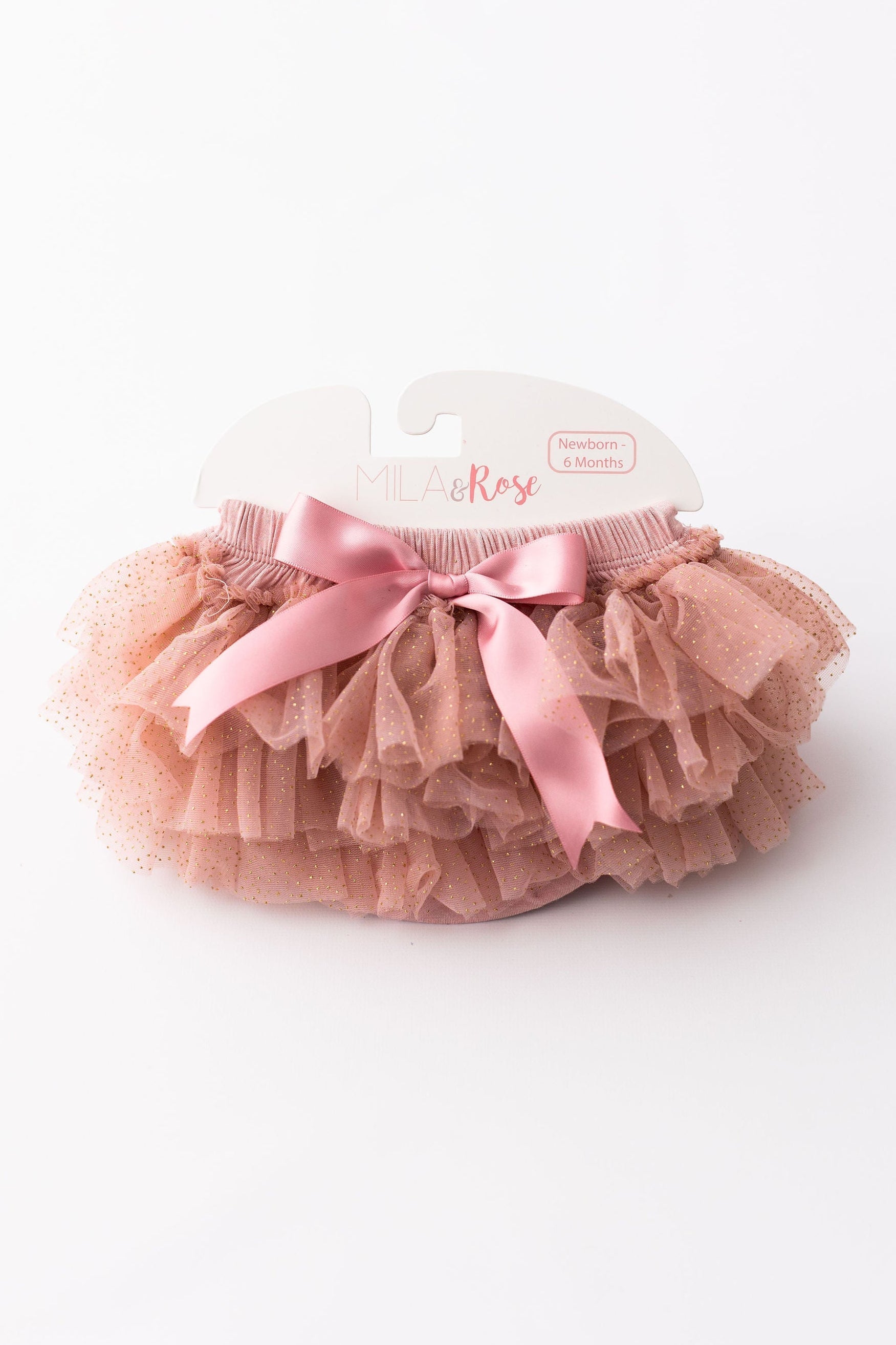 Mila & Rose ® Mila Rose Tutu Bloomer Vintage Pink Glitter Ruffle For Newborn Photos Everetts Place