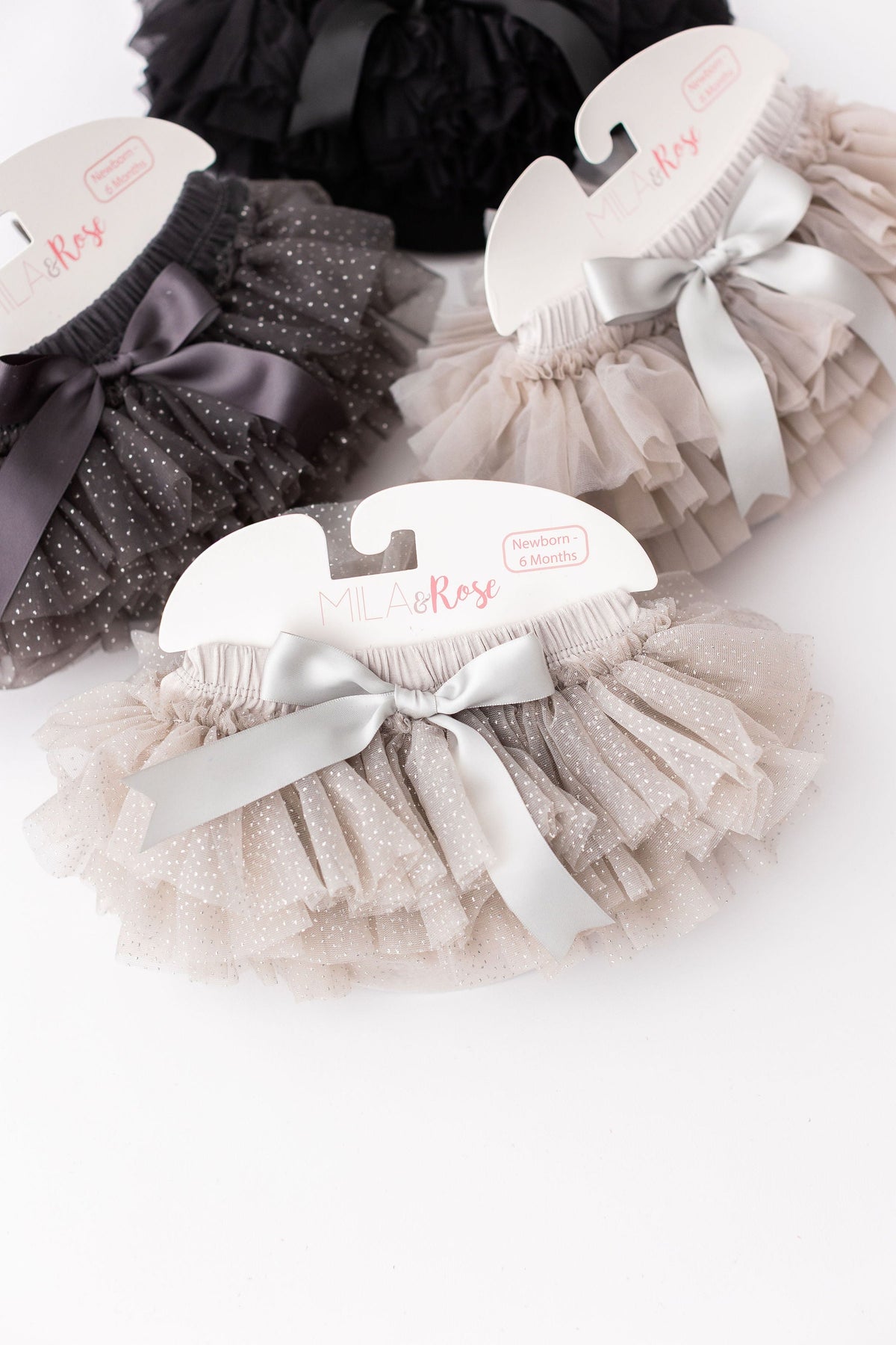 Mila & Rose ® Mila & Rose Tutu Bloomer With Silver Glitter for Newborn Photos Everetts Place