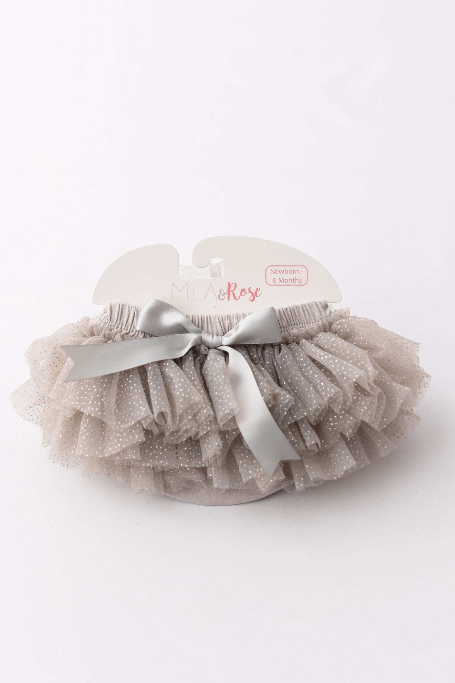 Mila & Rose ® Mila & Rose Tutu Bloomer With Silver Glitter for Newborn Photos Everetts Place