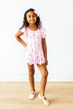 Mila & Rose ® Mila Rose Twirling En Pointe Short Sleeve Leotard For Girls - 