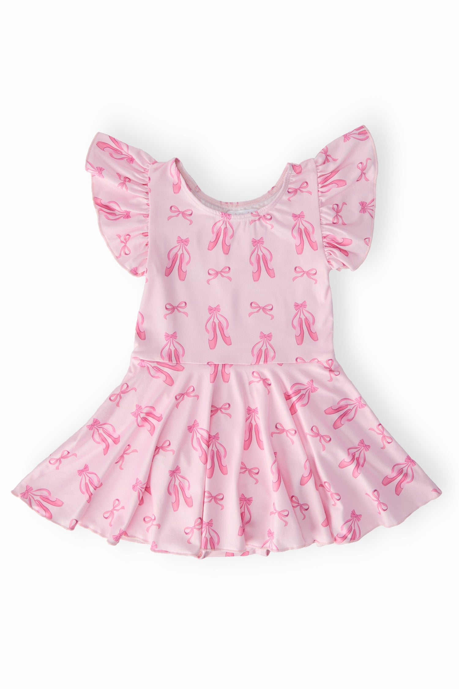 Mila & Rose ® Mila Rose Twirling En Pointe Short Sleeve Leotard For Girls - 