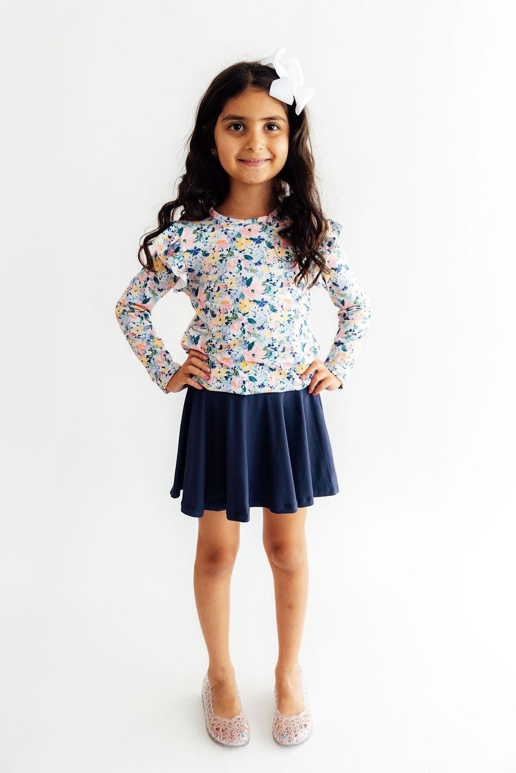 Navy Twirl Skort by Mila & Rose ® at Everetts Place