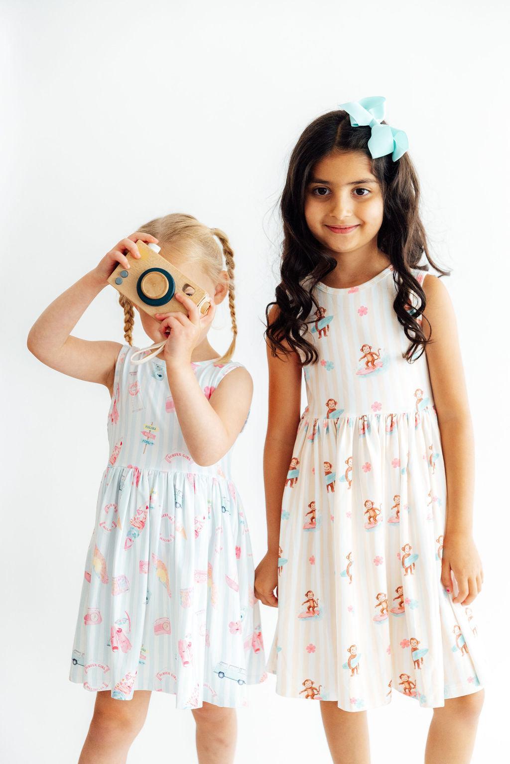 Monkey Sea, Monkey Do Tank Twirl Dress by Mila & Rose ®