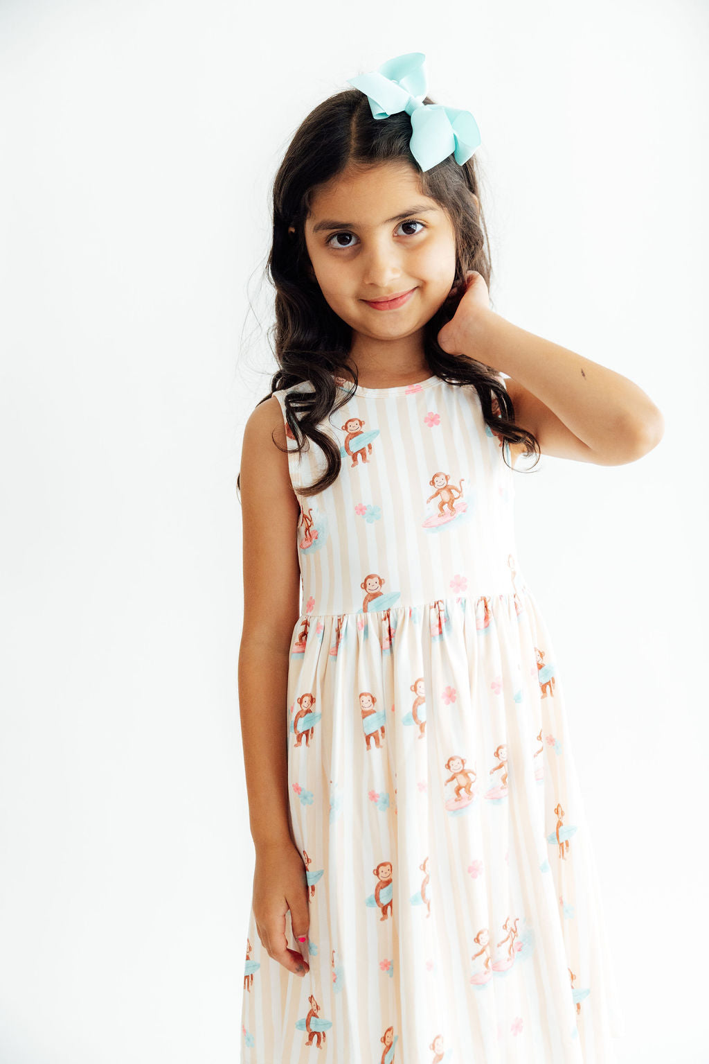 Monkey Sea, Monkey Do Tank Twirl Dress by Mila & Rose ®