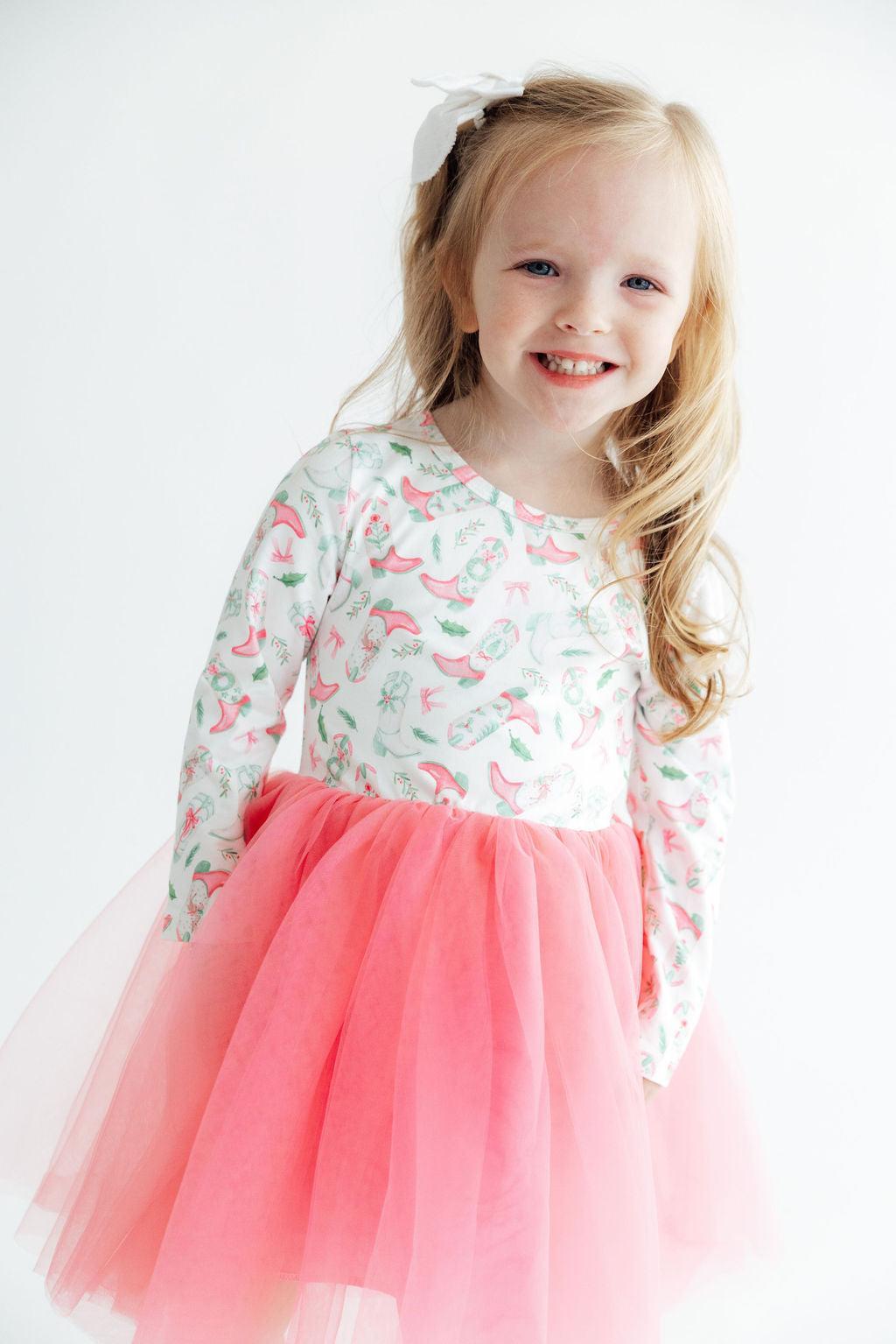 Country Christmas L/S Tutu Dress by Mila & Rose ®