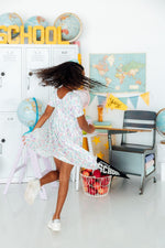 Color Crayons S/S Pocket Twirl Dress by Mila & Rose ® at Everetts Place