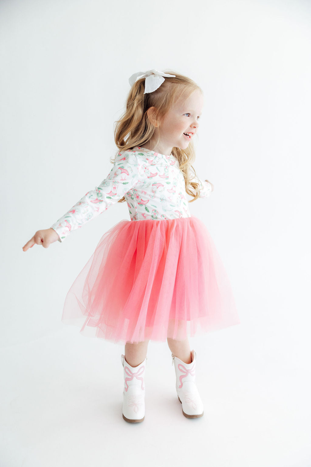 Country Christmas L/S Tutu Dress by Mila & Rose ®