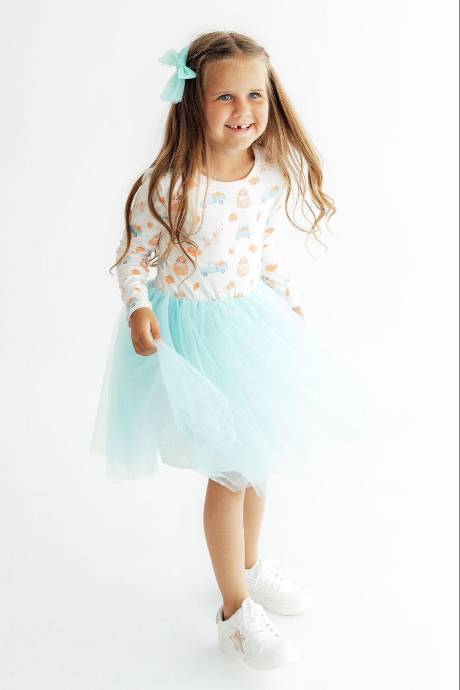 Pumpkin Spice Pups L/S Tutu Dress by Mila & Rose ®