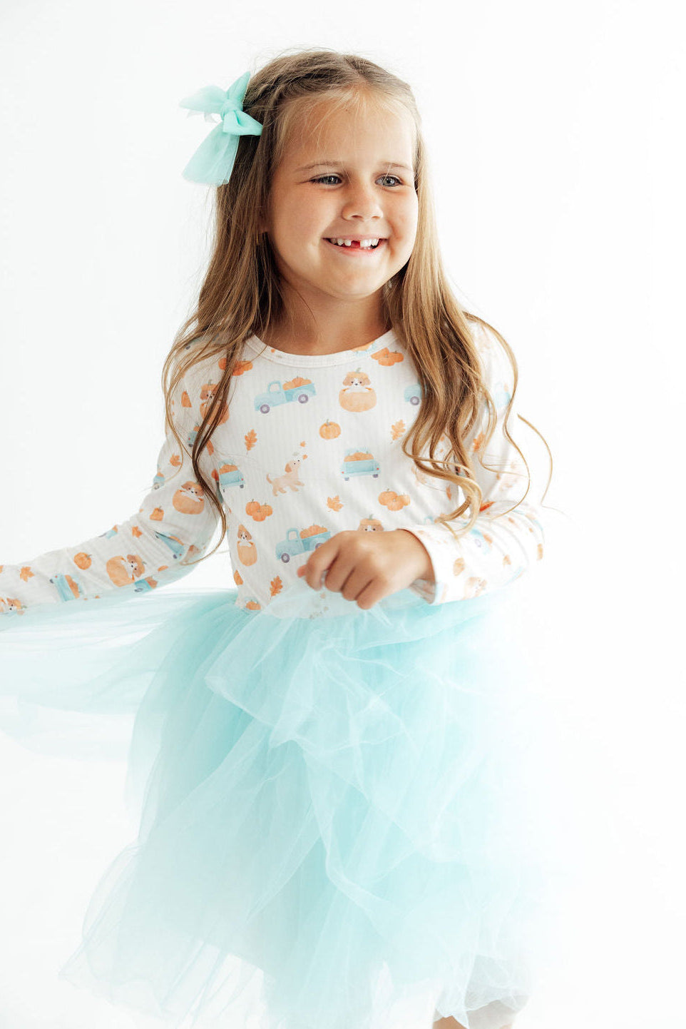 Pumpkin Spice Pups L/S Tutu Dress by Mila & Rose ®