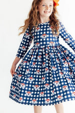 Polyester Blend Twirl Dress - Plaid by Mila & Rose ® (view 4 of 6)