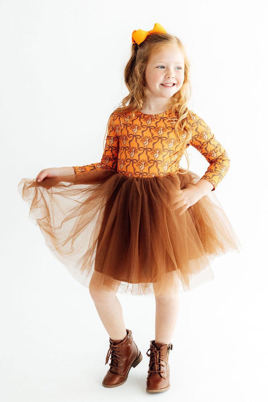 Turkey Trot L/S Tutu Dress by Mila & Rose ®