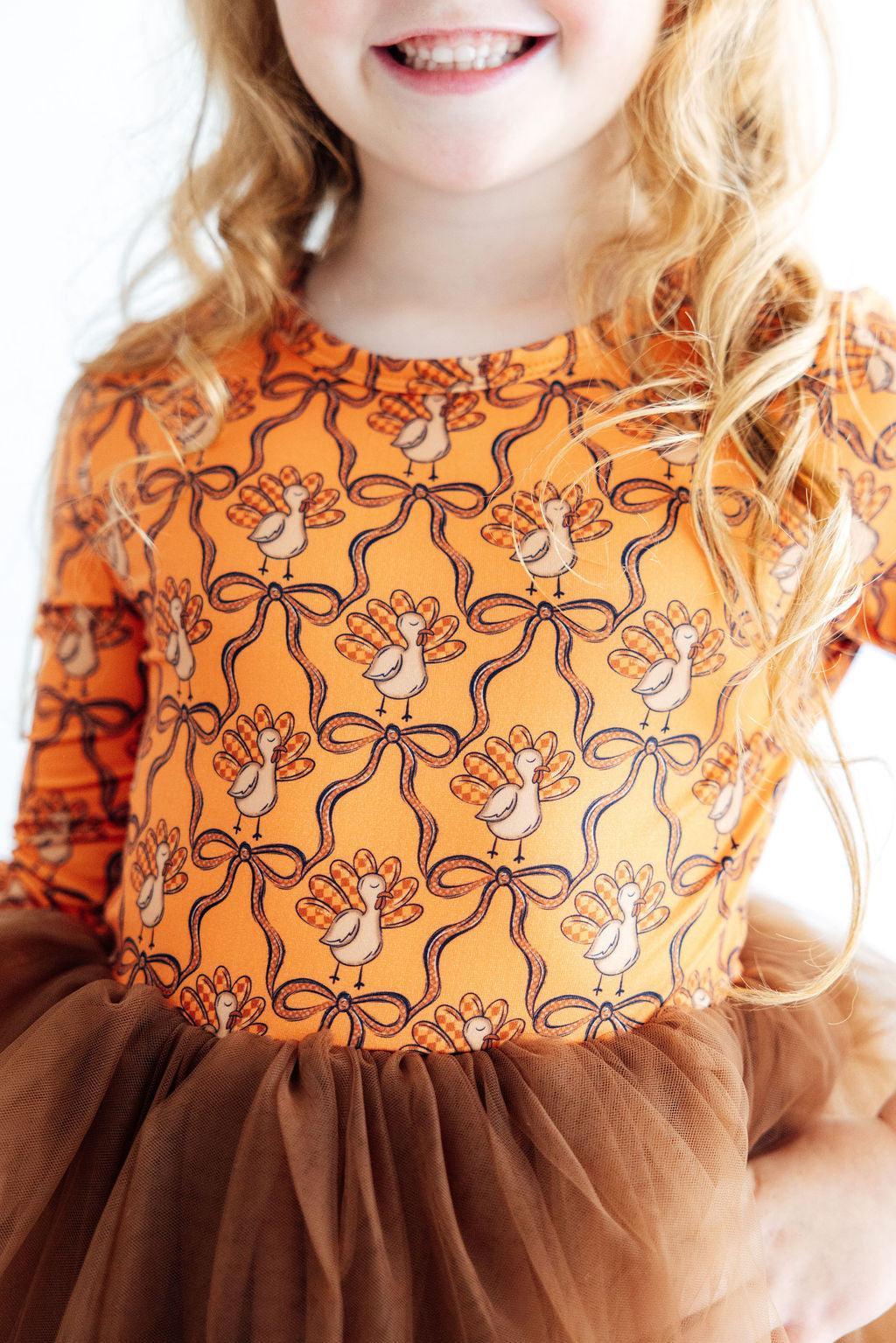 Turkey Trot L/S Tutu Dress by Mila & Rose ®
