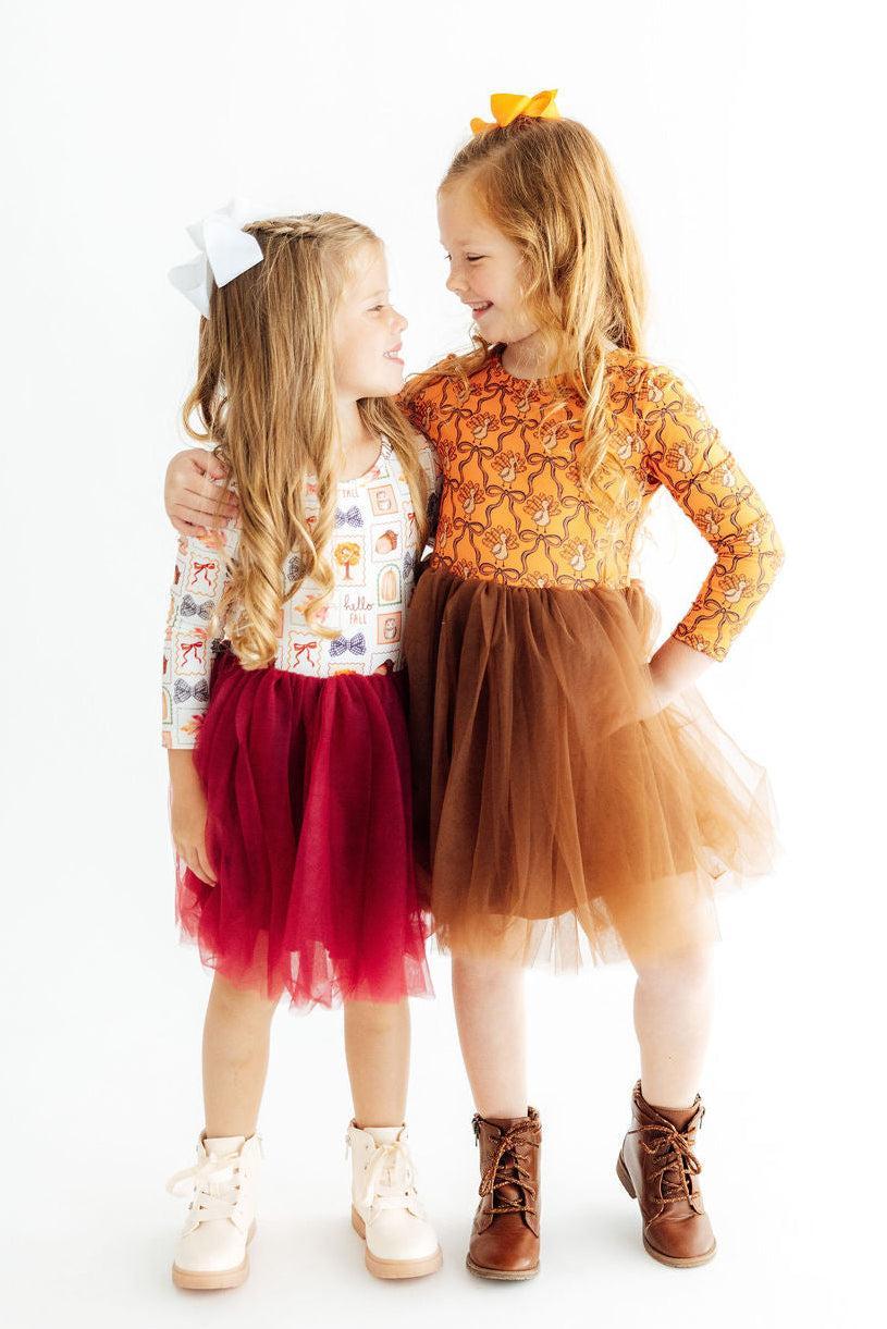 Turkey Trot L/S Tutu Dress by Mila & Rose ®