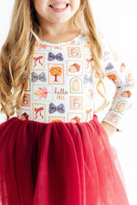 Hello Fall L/S Tutu Dress by Mila & Rose ®