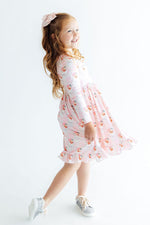 Storybook Santa L/S Ruffle Hem Twirl Dress by Mila & Rose ®