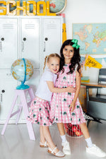 Southlake Carroll Gingham Dragons Flutter Twirl Dress by Mila & Rose ®